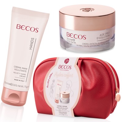 Becos No Age Coffret-cream Hands+cream Age Pro Evolution Face 
