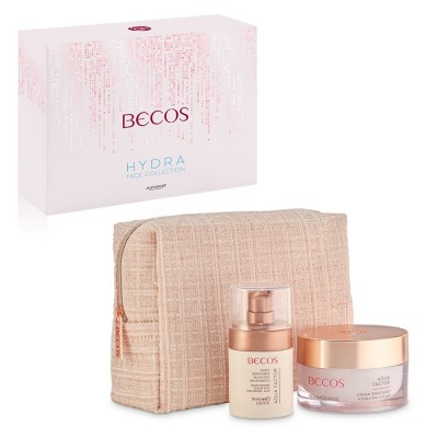 Becos Hydra - Moisturizing Face Cream + Hyaluronic Acid Moisturizing Serum 