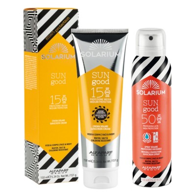 Solarium Cream Spf15 + Spray Spf50 Face & Body Protection