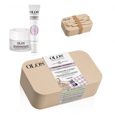 OLOS Cofanetto di Giovinezza - Crema Occhi e Labbra+Crema Viso Ristrutturante 