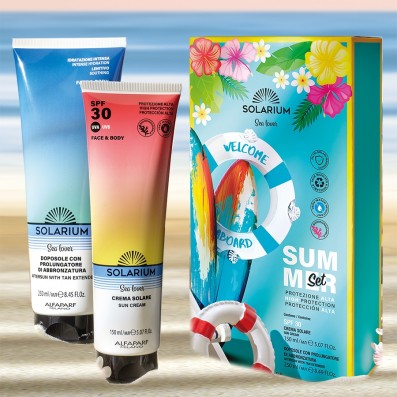 SOLARIUM SUMMER SET - Crema Solare SPF30 150ml + Doposole con Prolungatore di Abbronzatura 250ml 