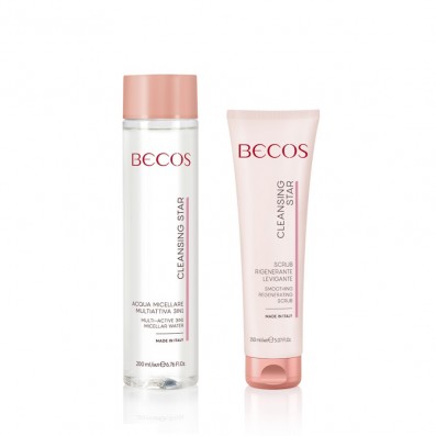 CLEANSING STAR - Acqua Micellare Multiattiva 3 in 1 & Scrub